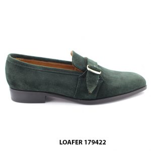 [Outlet size 41] Giày lười da lộn nam xanh loafer 179422 001