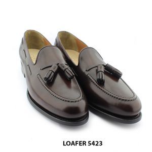 [Outlet size 44] Giày lười nam cao cấp màu nâu Loafer 5423 003