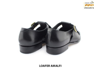 [Outlet size 39.5] Giày da nam đen thoáng mát Loafer AMALFI 005