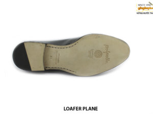 [Outlet size 41] Giày da nam đen sáng bóng Loafer PLANE 005