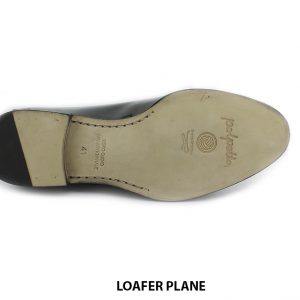[Outlet size 41] Giày da nam đen sáng bóng Loafer PLANE 005