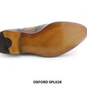[Outlet size 44] Giày da nam từ da bò con Oxford SPL028 006
