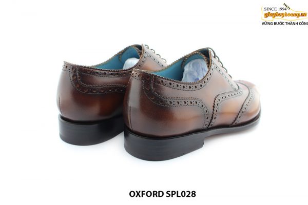 [Outlet size 44] Giày da nam từ da bò con Oxford SPL028 005