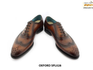 [Outlet size 44] Giày da nam từ da bò con Oxford SPL028 004