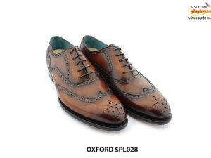 [Outlet size 44] Giày da nam từ da bò con Oxford SPL028 003