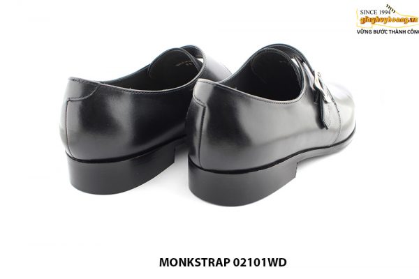 [Outlet size 44.45] Giày da nam đế cao su Monkstrap 02101WD 004
