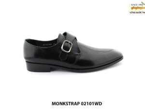 [Outlet size 44.45] Giày da nam đế cao su Monkstrap 02101WD 001
