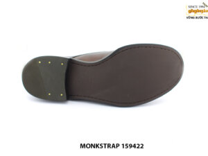 [Outlet size 43] Giày da nam mũi tròn Single Monkstrap 159422 006