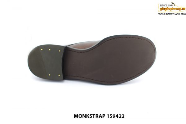 [Outlet size 43] Giày da nam mũi tròn Single Monkstrap 159422 006