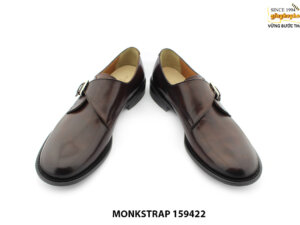 [Outlet size 43] Giày da nam mũi tròn Single Monkstrap 159422 004