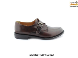 [Outlet size 43] Giày da nam mũi tròn Single Monkstrap 159422 001