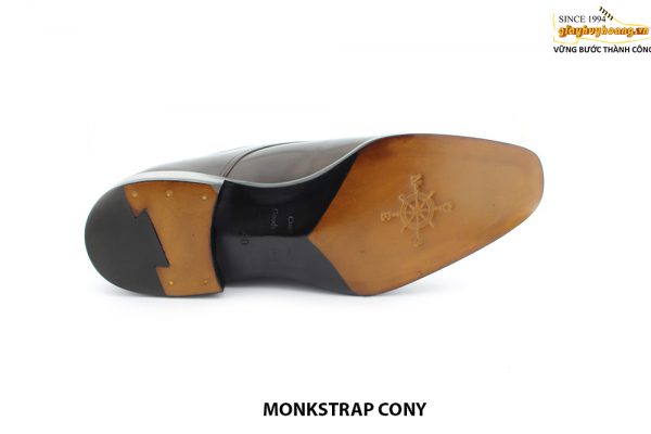 [Outlet] Giày da nam cao cấp 2 khóa monkstrap CONY 006