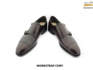 [Outlet] Giày da nam cao cấp 2 khóa monkstrap CONY 004