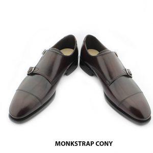 [Outlet] Giày da nam cao cấp 2 khóa monkstrap CONY 004