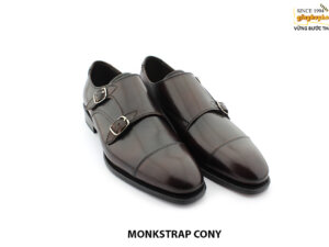 [Outlet] Giày da nam cao cấp 2 khóa monkstrap CONY 003