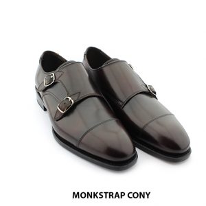 [Outlet] Giày da nam cao cấp 2 khóa monkstrap CONY 003