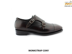 [Outlet] Giày da nam cao cấp 2 khóa monkstrap CONY 001