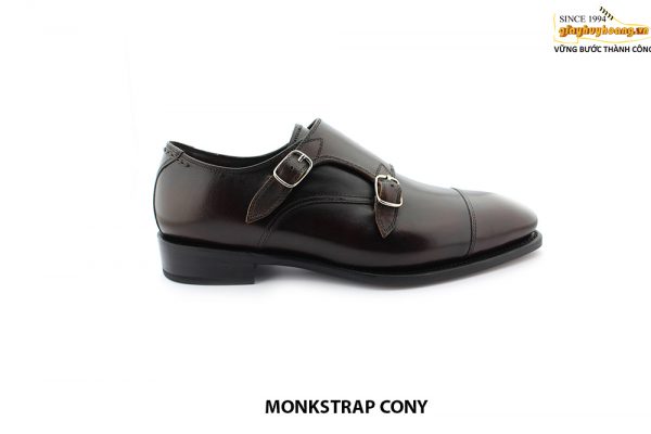 [Outlet] Giày da nam cao cấp 2 khóa monkstrap CONY 001