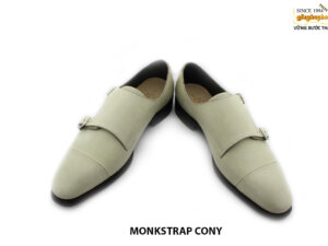 [Outlet size 43] Giày da nam da mộc được chọn màu monkstrap CONY 003