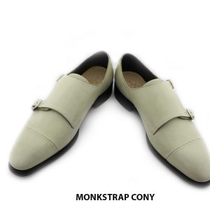 [Outlet size 43] Giày da nam da mộc được chọn màu monkstrap CONY 003