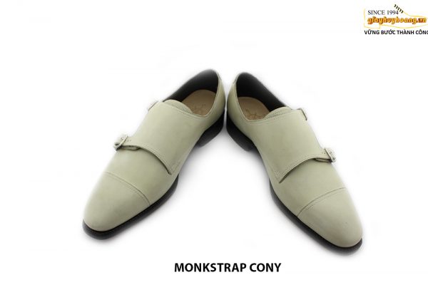 [Outlet size 43] Giày da nam da mộc được chọn màu monkstrap CONY 003