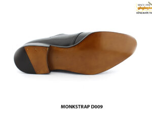 [Outlet size 41] Giày da nam hàng hiệu đế da bò Monkstrap D009 009