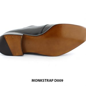 [Outlet size 41] Giày da nam hàng hiệu đế da bò Monkstrap D009 009