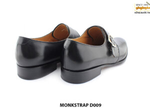 [Outlet size 41] Giày da nam hàng hiệu đế da bò Monkstrap D009 008