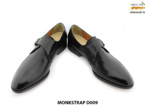 [Outlet size 41] Giày da nam hàng hiệu đế da bò Monkstrap D009 007