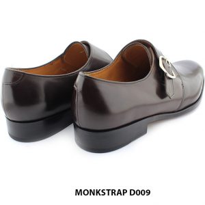[Outlet size 41] Giày da nam hàng hiệu đế da bò Monkstrap D009 004
