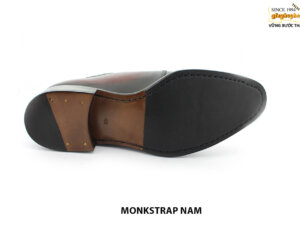 [Outlet size 43] Giày da nam màu Patina thủ công Monkstrap NAM 006