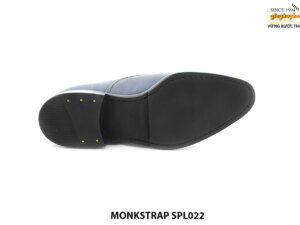 [Outlet size 38] Giày da nam xanh navy Monkstrap SPL022 006
