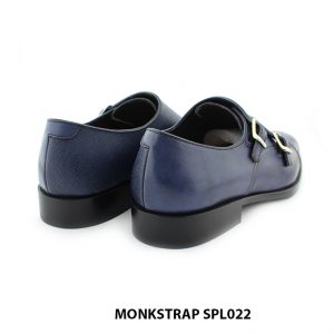 [Outlet size 38] Giày da nam xanh navy Monkstrap SPL022 005