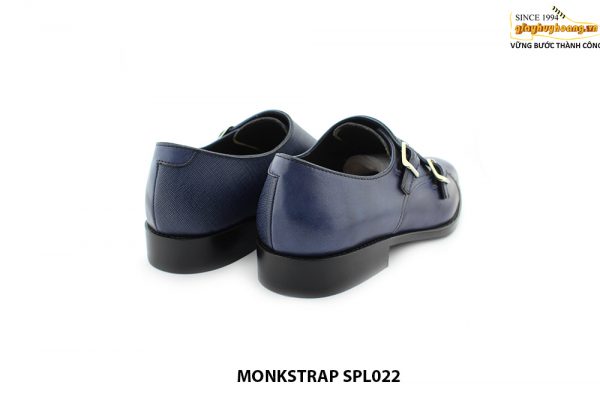[Outlet size 38] Giày da nam xanh navy Monkstrap SPL022 005