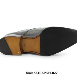 [Outlet size 40] Giày da nam nhuộm màu patina Double Monkstrap SPL027 005