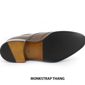 [Outlet size 40] Giày không dây da nam Double Monkstrap THANG 006