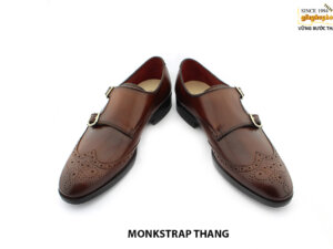 [Outlet size 40] Giày không dây da nam Double Monkstrap THANG 004
