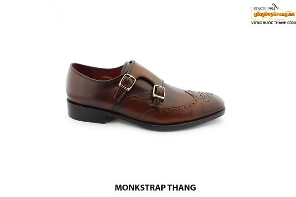 [Outlet size 40] Giày không dây da nam Double Monkstrap THANG 001
