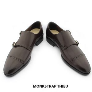 [Outlet size 38] Giày da nam hàng hiệu Double Monkstrap THIEU 004