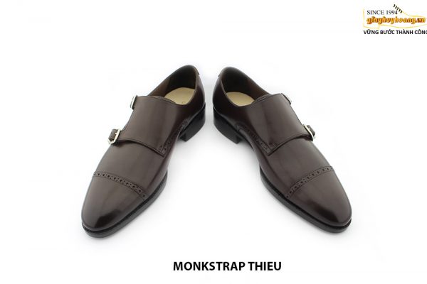 [Outlet size 38] Giày da nam hàng hiệu Double Monkstrap THIEU 004