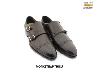 [Outlet size 38] Giày da nam hàng hiệu Double Monkstrap THIEU 003