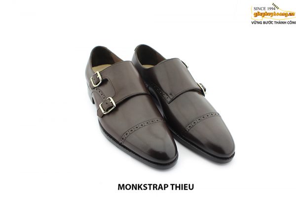 [Outlet size 38] Giày da nam hàng hiệu Double Monkstrap THIEU 003