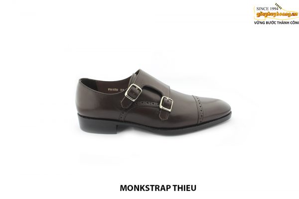 [Outlet size 38] Giày da nam hàng hiệu Double Monkstrap THIEU 001