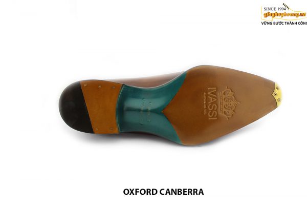 [Outlet size 43] Giày da nam in tranh tphcm cao cấp Oxford CANBERRA 007