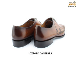 [Outlet size 43] Giày da nam in tranh tphcm cao cấp Oxford CANBERRA 005