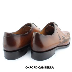 [Outlet size 43] Giày da nam in tranh tphcm cao cấp Oxford CANBERRA 005