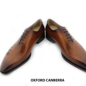 [Outlet size 43] Giày da nam in tranh tphcm cao cấp Oxford CANBERRA 004