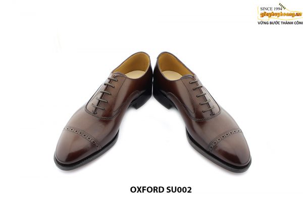 [Outlet size 40] Giày da nam đóng thủ công Oxford SU002 006