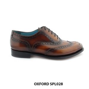 [Outlet size 44] Giày da nam từ da bò con Oxford SPL028 001