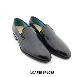 [Outlet size 45] Giày lười da nam nhuộm màu thủ công loafer SPL035 002